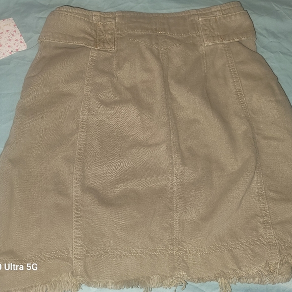Free People Alpha Utility Mini Skirt- WILLOW - Picture 4 of 6